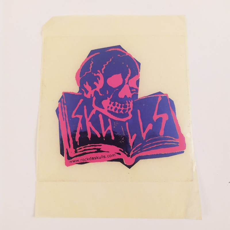 Skulls Skateboard Sticker