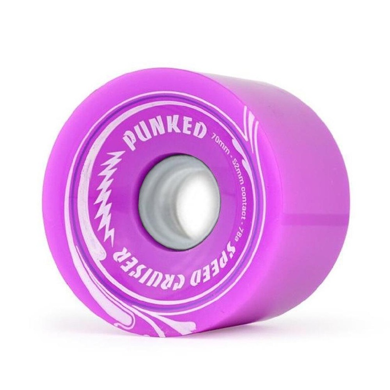 Speed Cruiser 70mm Longboard Wheels – Solid Purple Wheels only