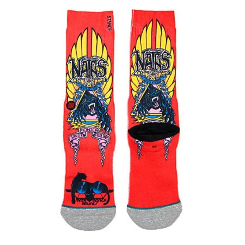 Stance Natas Kaupas Crew Socks Red Large