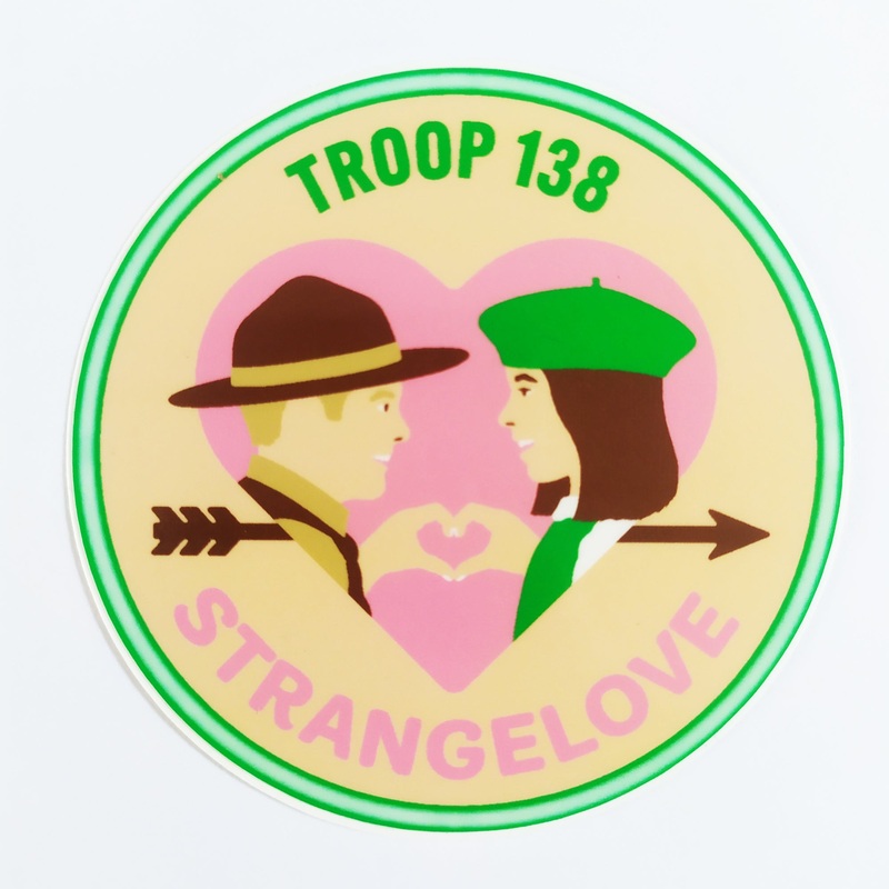 StrangeLove Skate Sticker – “Troop 138”
