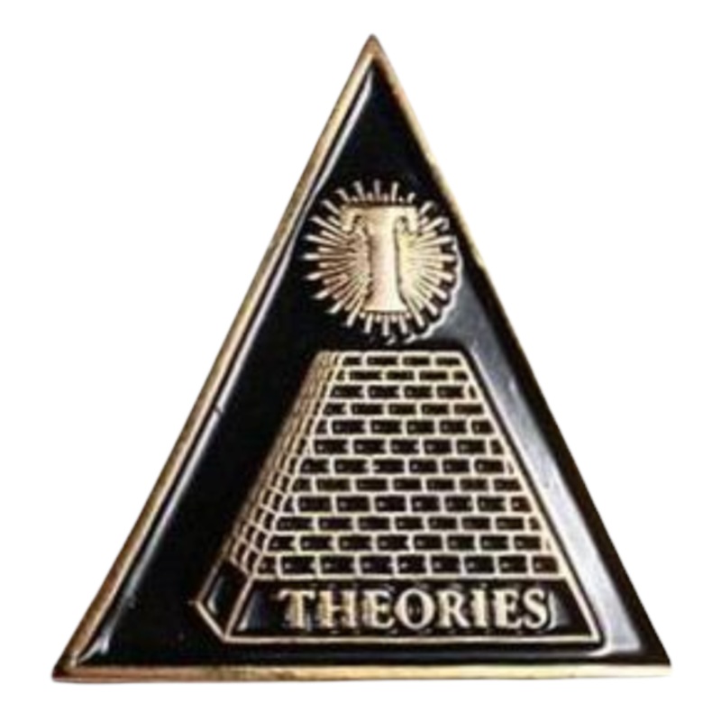 THEORIES THEORAMID ENAMEL PIN OS