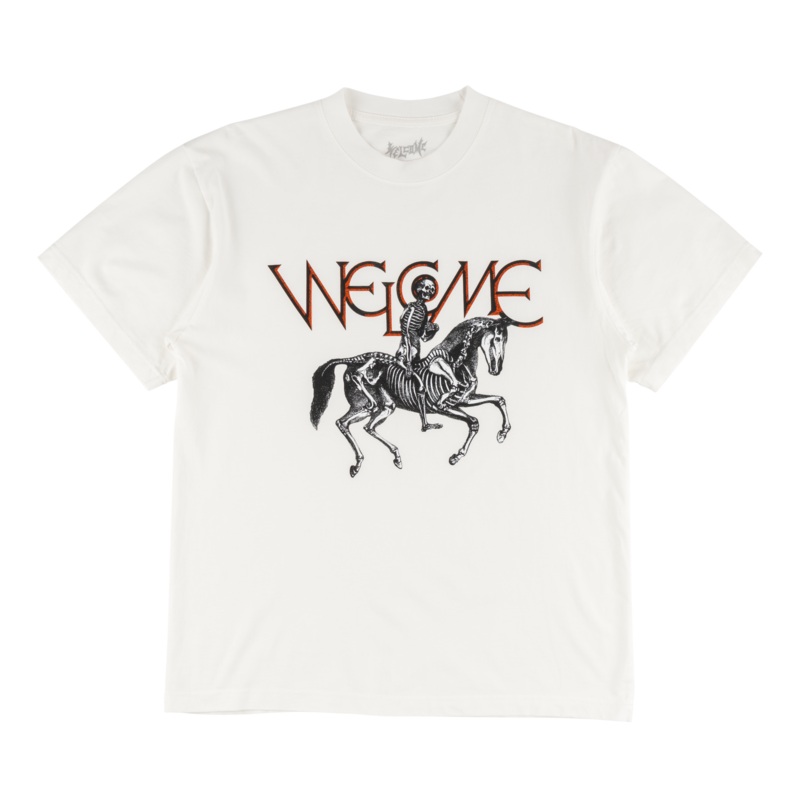 Welcome Equus Short Sleeve T-Shirt Small White