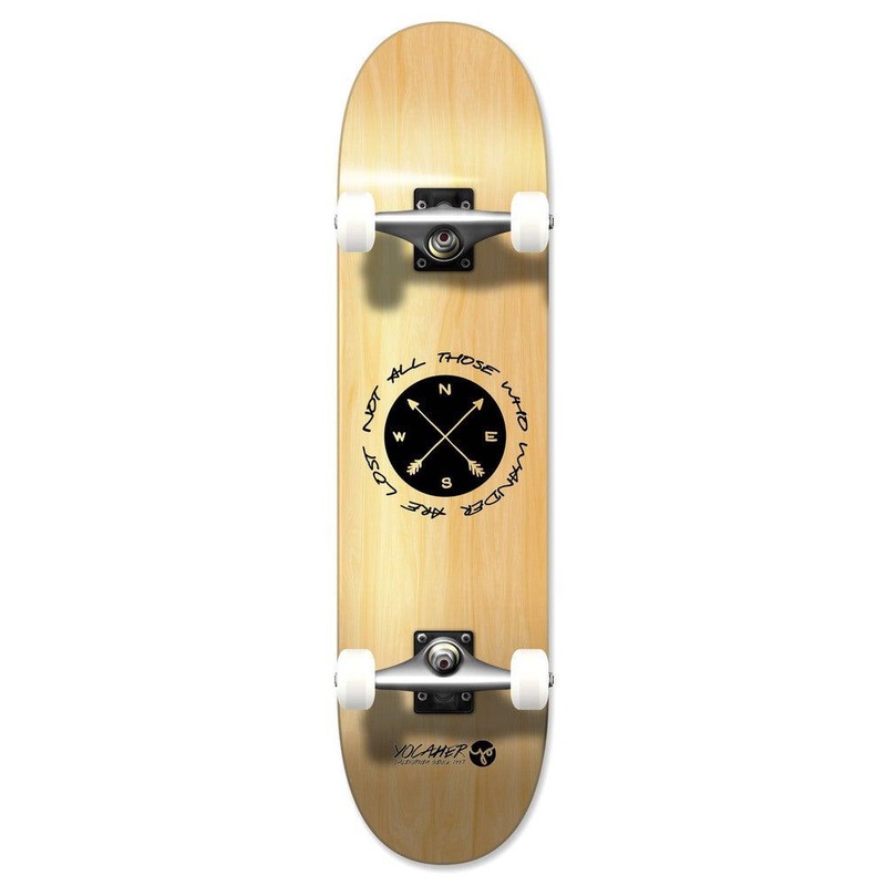 Yocaher Graphic Complete 7.75″ Skateboard – Wander Natural Complete