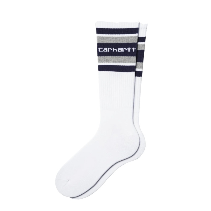 Carhartt WIP Connors Socks White/Aura/Grey Heather