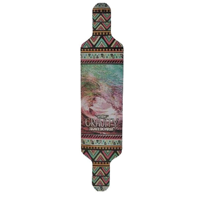 Gravity Pop Barrel 41″ Drop Through Longboard Deck Deck