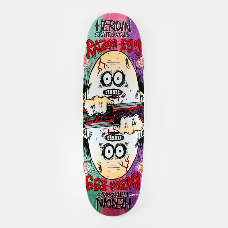 Heroin 9.5″ Razoregg Symetrical Spliced Deck – Multi 9.5″