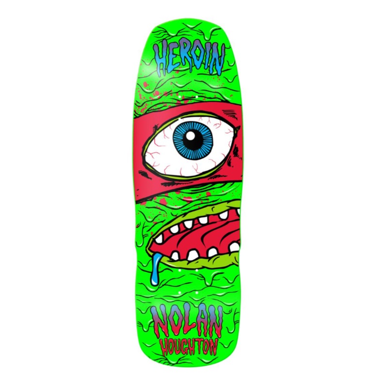 Heroin Skateboards “Nolan Houghton- Mutation” 10.1″ Deck
