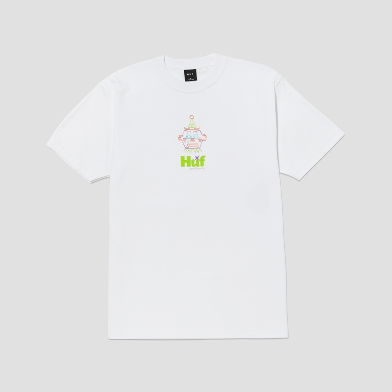 Huf Clownin Around T-Shirt White Small
