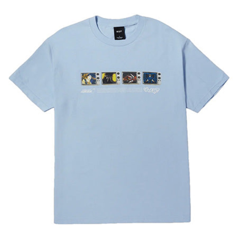 HUF HUF x Gundam Broadcasting Live T Shirt Light Blue Large