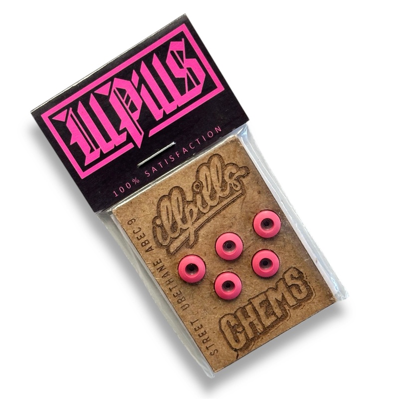 ILLPILLS Pink Urethane Fingerboard Wheels (Choose Size) Street