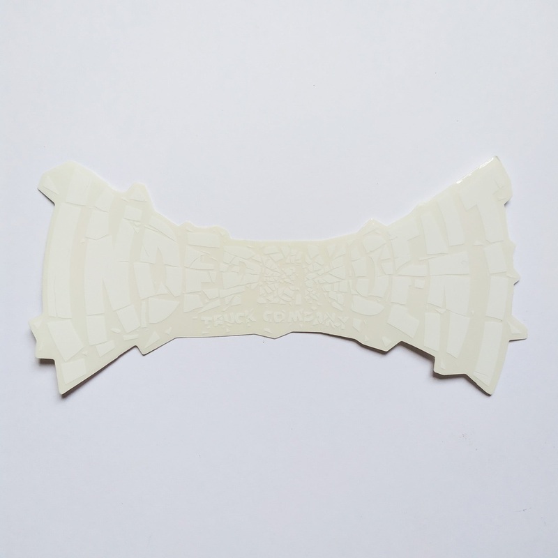 Independent Trucks Skateboard Sticker Shatter Span White