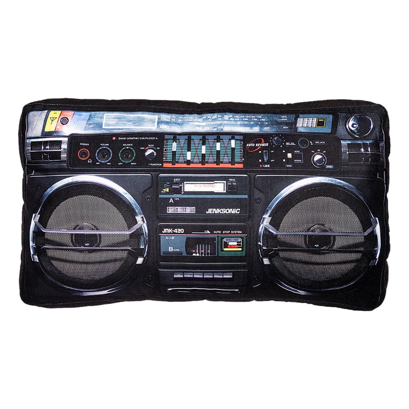 Jenkem JNK-420 Boombox Pillow Multi 23″ x 13″