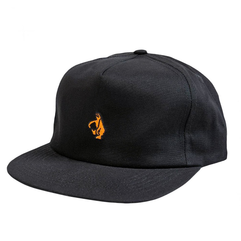 Krooked Shmoo Snapback Hat – Black / Orange