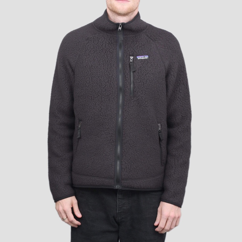 Patagonia Retro Pile Fleece Jacket Black Small