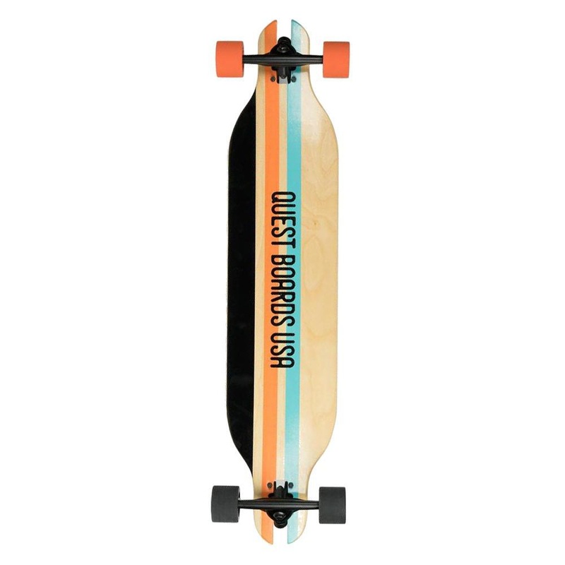 Quest Rebel 41″ Slot Through Drop Through Longboard Complete