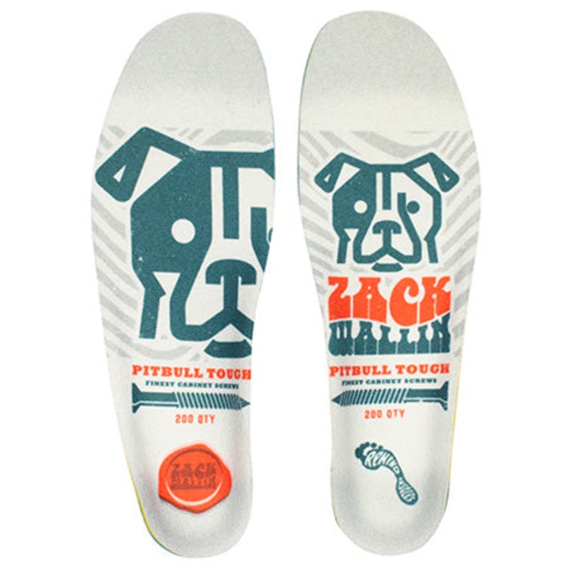Remind Insoles Zack Wallin Pitbull Destin Impact 5mm Low-All Arch Insoles Off White 7-7.5