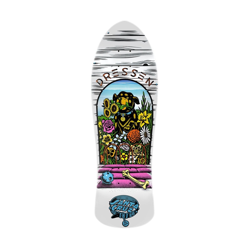 Santa Cruz Dressen Pup 9.5″ Reissue Deck