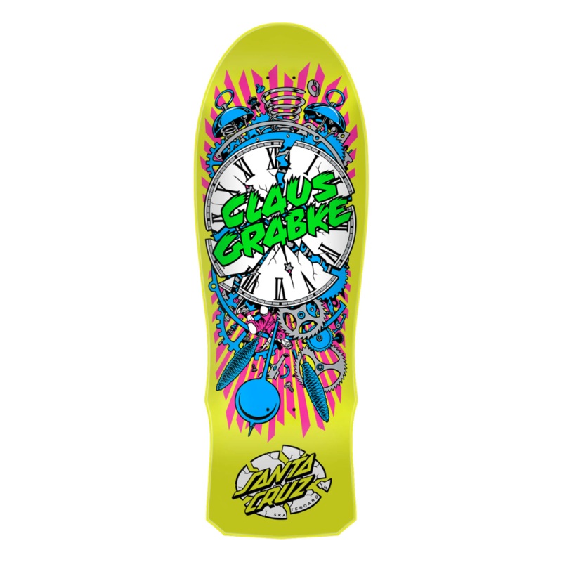 Santa Cruz Grabke Exploding Clock Reissue Deck 10.04″ x 29.83″ 10.04″ x 29.83″