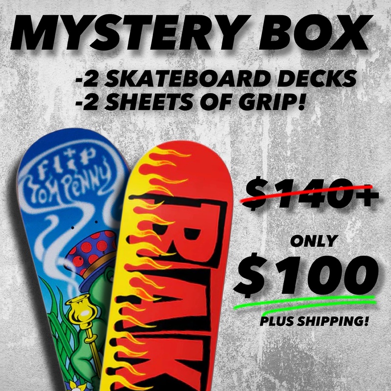 Skateboard Deck Mystery Box! (CHOOSE SIZE) 8.0″ – 8.125″