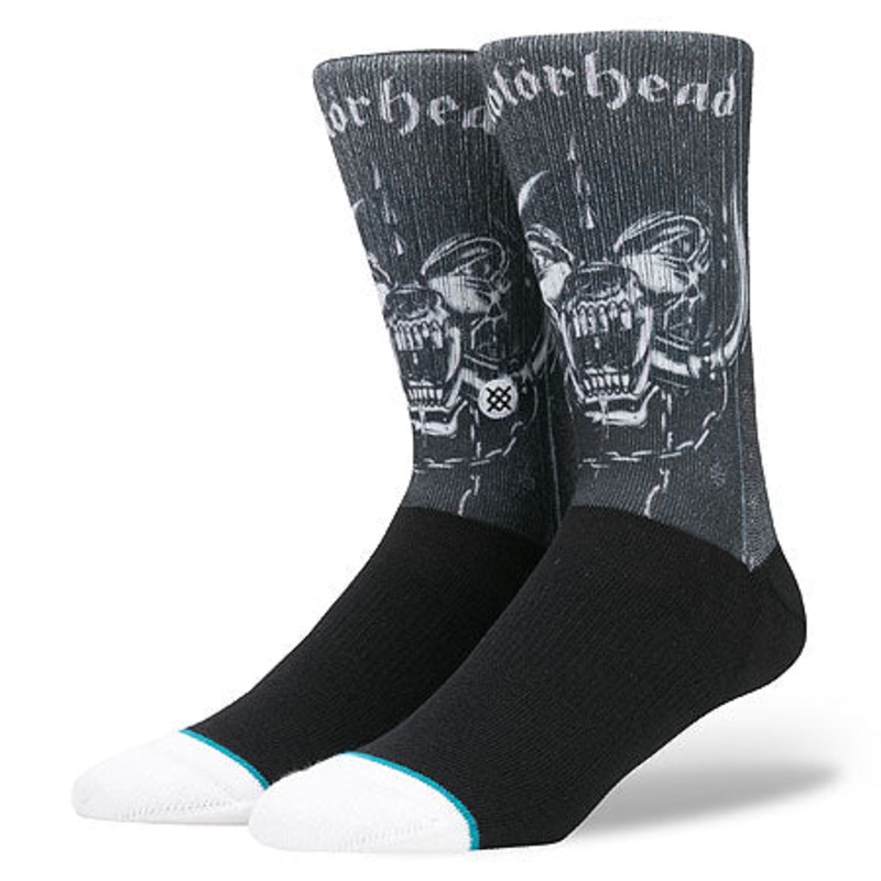 Stance Motorhead Crew Socks Black Large