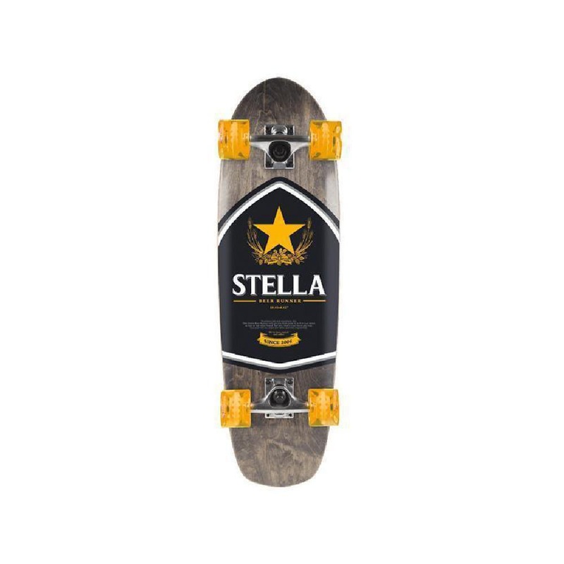Stella Beer Runner Biru Cruiser 29″ Longboard Skateboard Complete