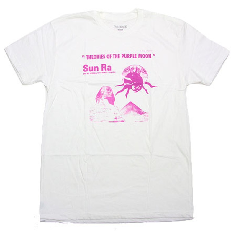 Theories Purple Moon T Shirt White Medium