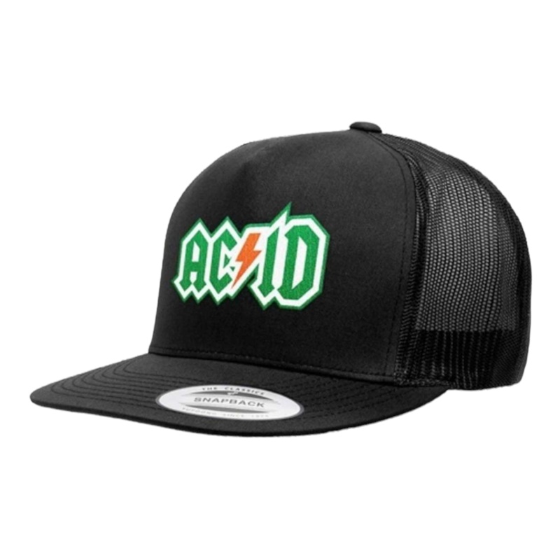 Acid Chemical Co Skaterade Mesh Trucker Hat Black OS