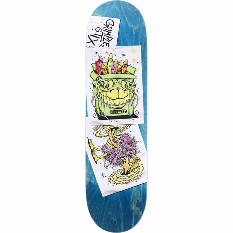 Antihero Gerwer Grimple Stix Coloring Book 8.38″ Skateboard Deck Deck