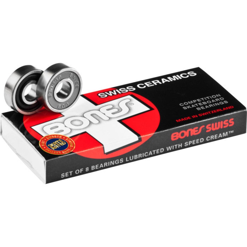 Bones Swiss Ceramic Skateboard Bearings 8 pack