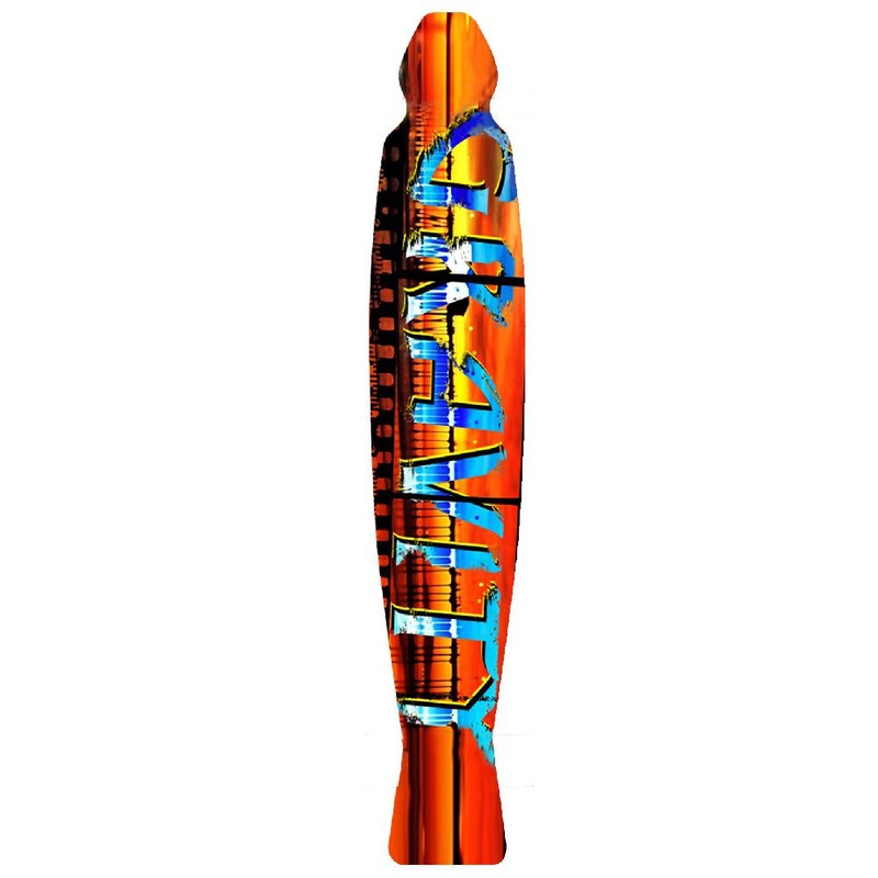 Gravity Hyper Carve Film Strip 47″ Longboard Deck