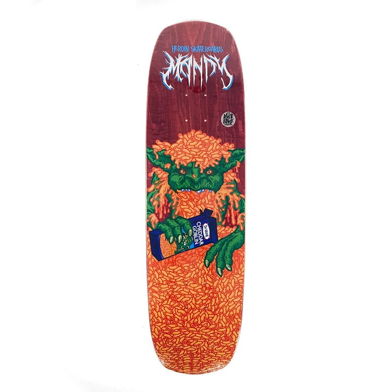 Heroin – 9″ – Mandy X Tod Bratrud Deck – Red Stain