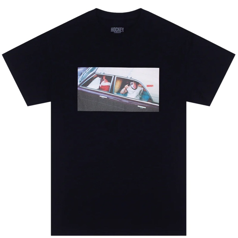 Hockey Car Kid T Shirt Black Medium