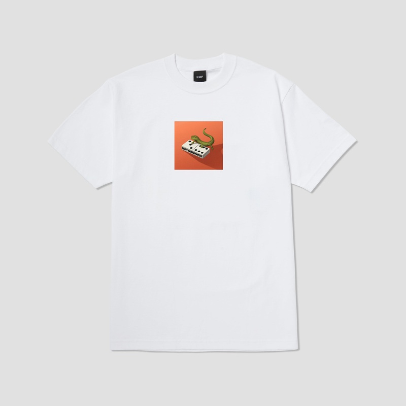 Huf Gecko T-Shirt White Small