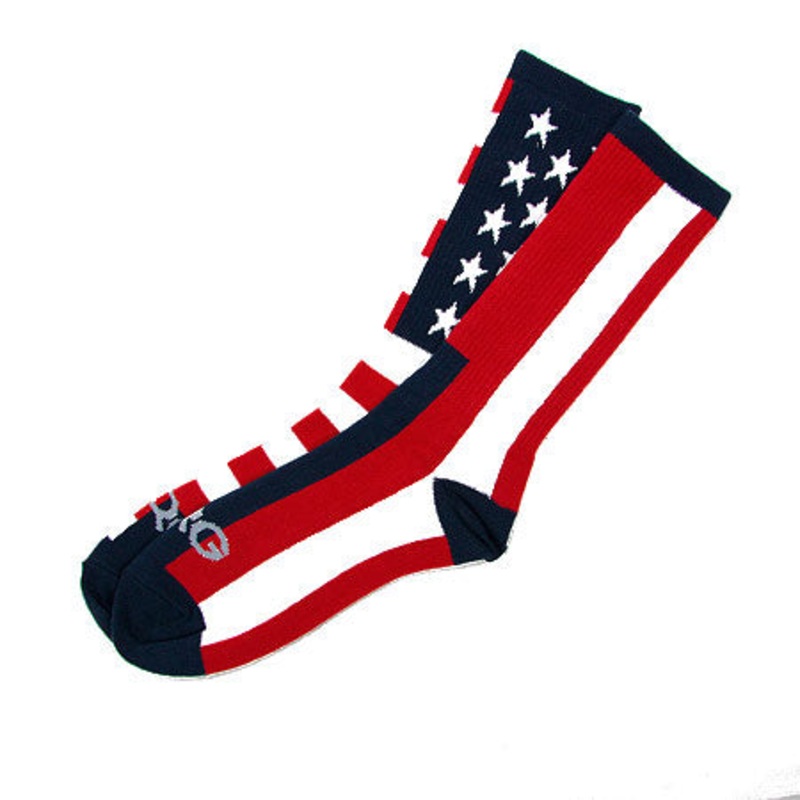 LRG United Nations Crew Socks American One size fits all