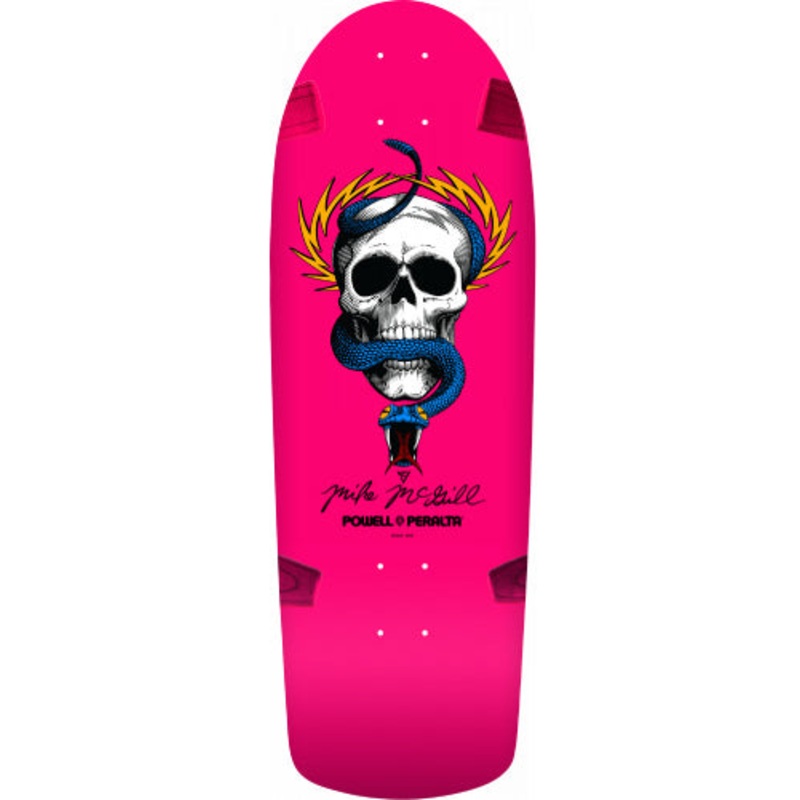 Powell Peralta Mike McGill Skull and Snake Pink Skateboard Deck 10″ 10.0″