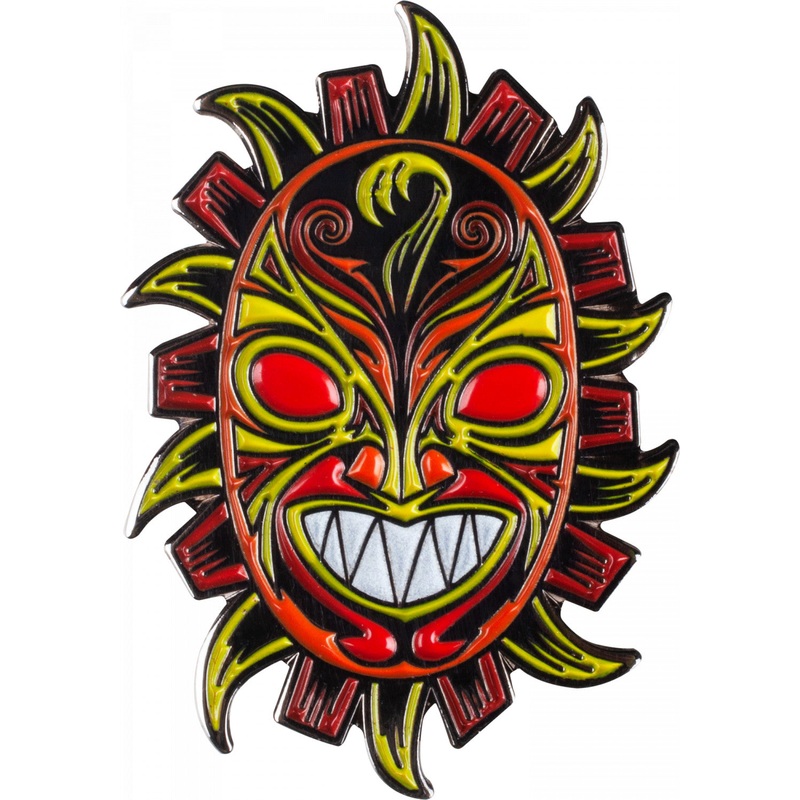 Powell Peralta Nicky Guerrero Mask Glow In The Dark Teeth Lapel Pin