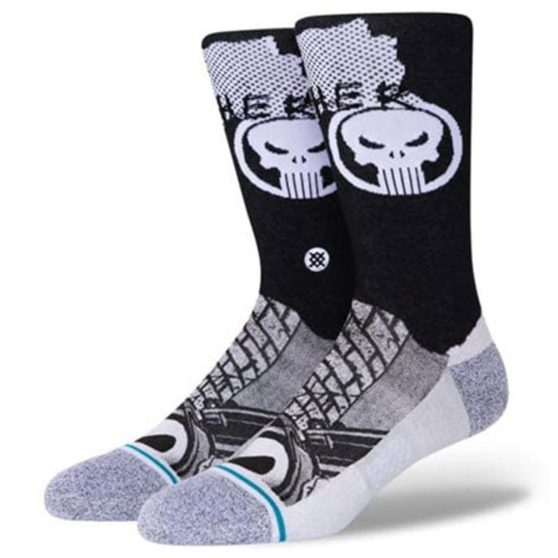 Stance Punisher Crew Socks Black Large