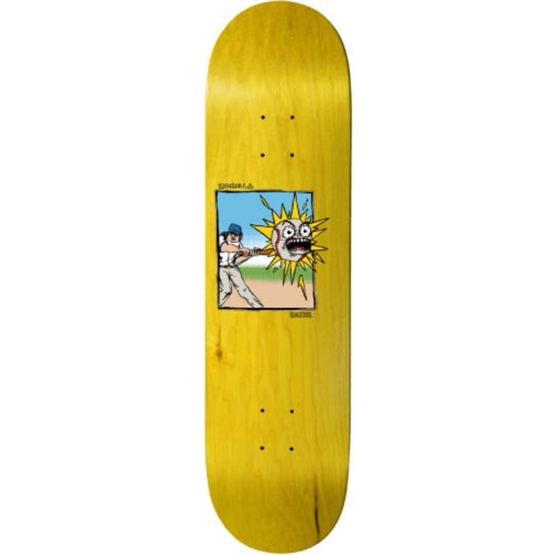 Baker Rowan Creamer Skateboard Deck 8.125″ 8.125″ Yellow Veneer