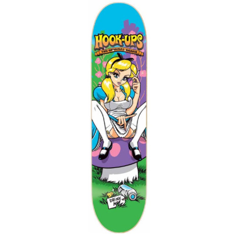 Hook-Ups Alice Skateboard Deck 8.0″ 8.0″