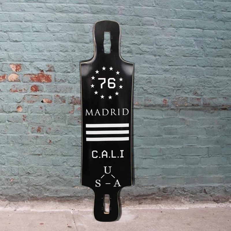 Madrid BLK Maniac Freeride  39″ Drop Through Longboard Deck