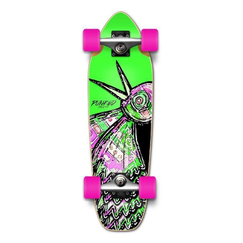 Punked Mini Cruiser Complete – The Bird Green Complete