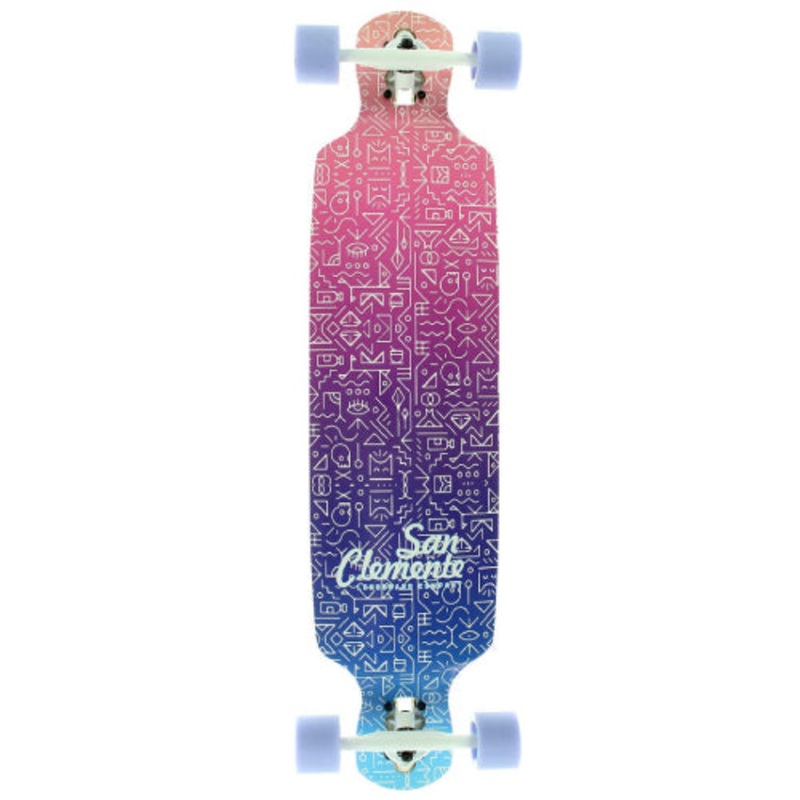 San Clemente Tribal Double Drop Longboard Complete 39″ 39.0″