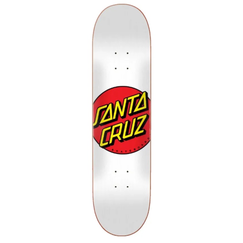 Santa Cruz Classic White Dot Deck 8 in 8 X 31.62 in