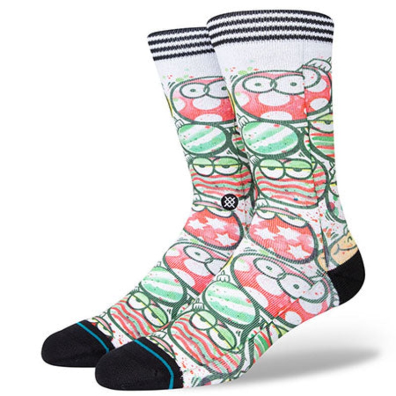 Stance Kevin Lyons Ornament Crew Socks White Medium