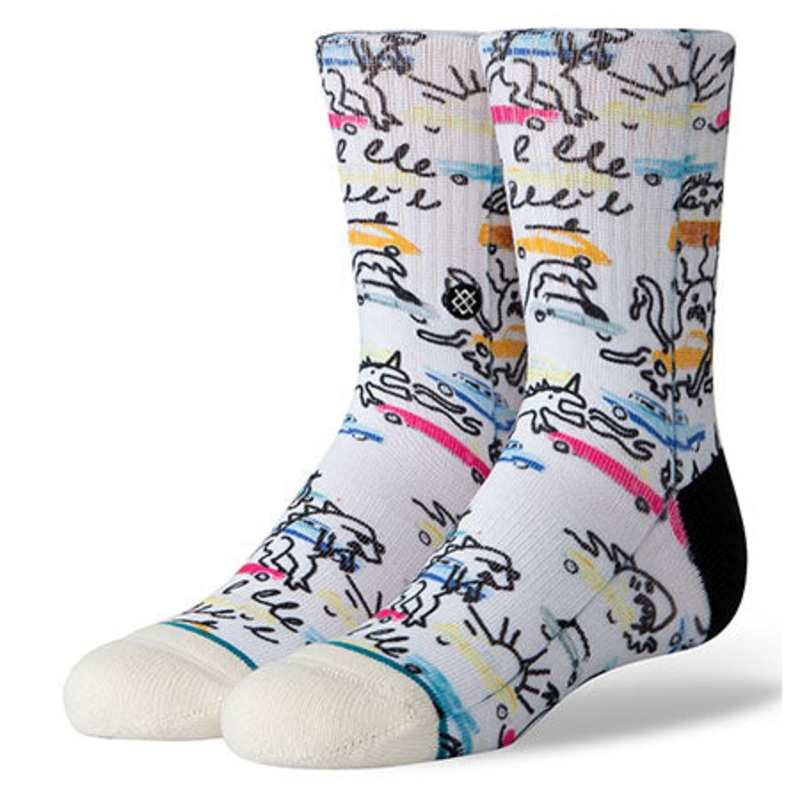 Stance Ride Or Die Kids Socks Off White Youth Large