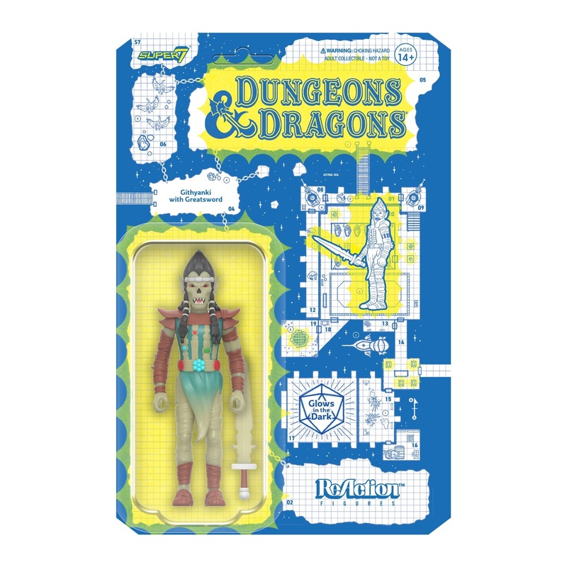 Super7 x DUNGEONS & DRAGONS – Githyanki (GLOW-IN-THE-DARK) ReAction Figure