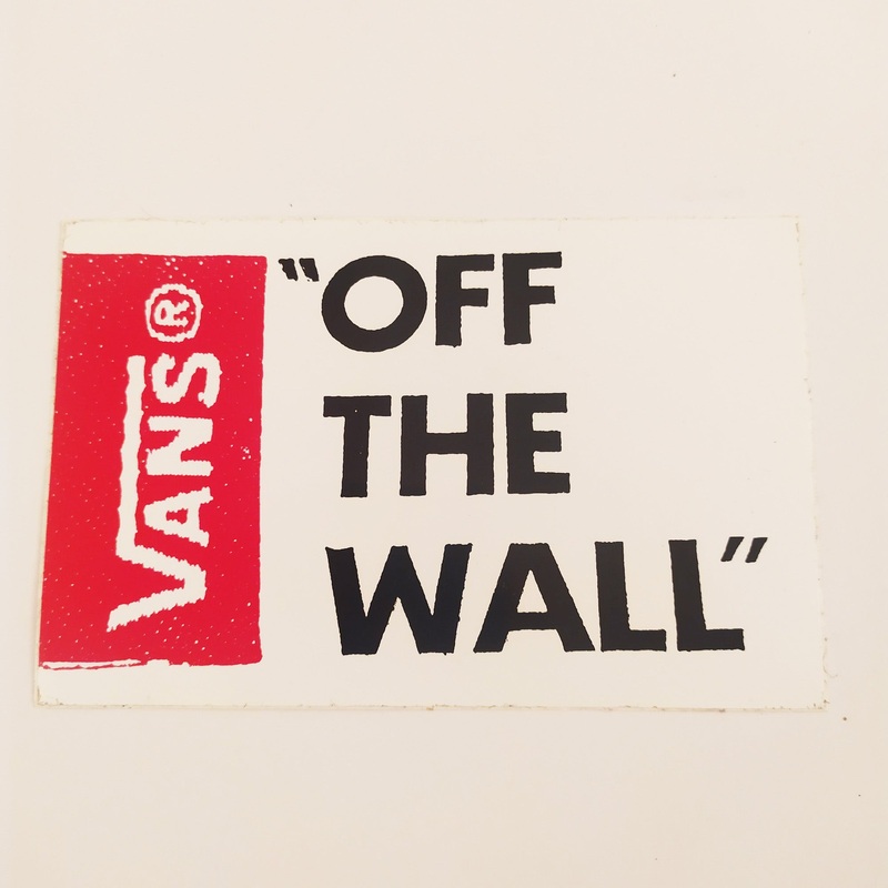 Vans “Off The Wall” Skateboard Sticker