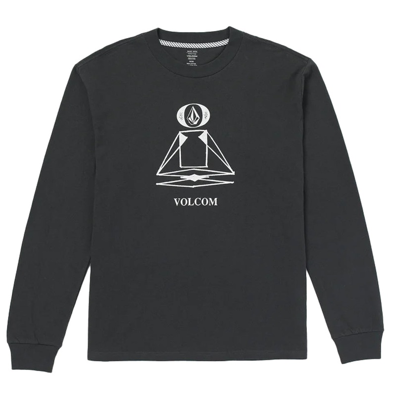 Volcom Skate Vitals Remy Stratton Long Sleeve T Shirt Stealth Small