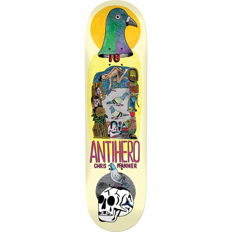 Antihero Pfanner Pigeon Vision 8.12″ Skateboard Deck