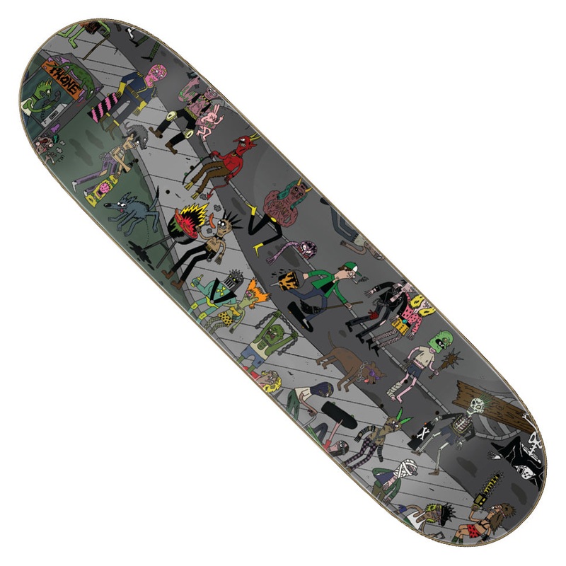Creature Skateboards Peter Raffin Shred Party Deux Deck Multicolor 8.53 x 32.19 WB:14.375